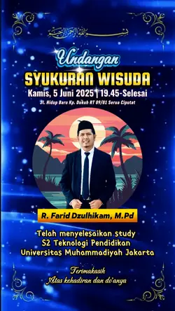 Syukuran Wisuda