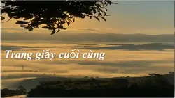 Trang giấy cuối cùng