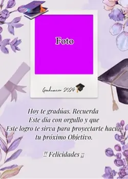Felicidades a ti🎓✨