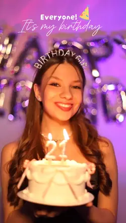 It's my birthday
