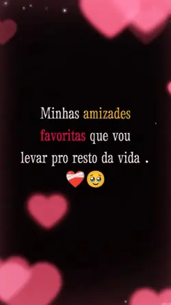 amizades q vou levar
