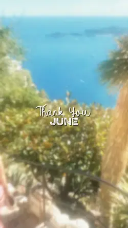 THANK YOU JUNE