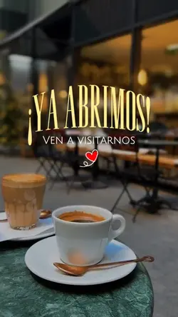 Ya abrimos