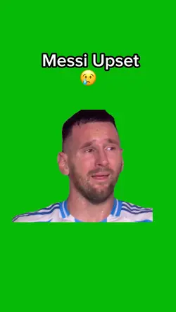 Messi Upset 😢 