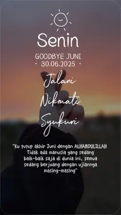 senin 31 Juni 2025