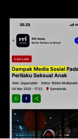 Danpak media sosial