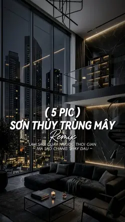SƠN THỦY TRÙNG MÂY 