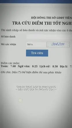 TREND THÀNH TÍCH