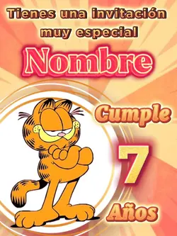 Garfield invitación 