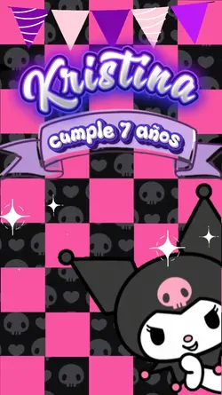 Invitacion Kuromi 