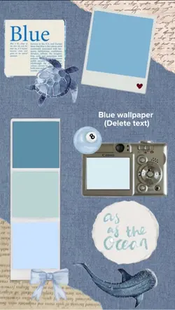 Blue wallpaper