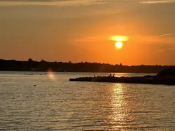 Sunset On The River