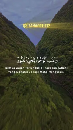 QS TAHA:111-112