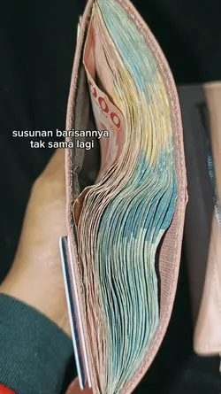 susunan barisan uang