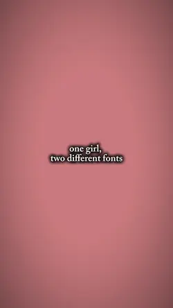 one girl
