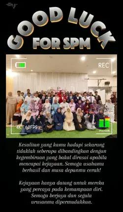 Good Luck SPM