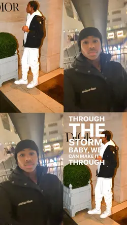 through the storm ⛈️ 