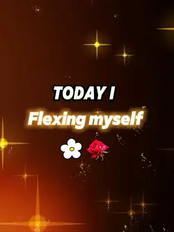 Today flexing myself