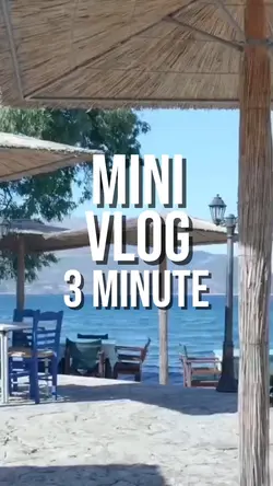3minute vlog