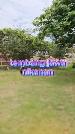 tembang jawa nikahan