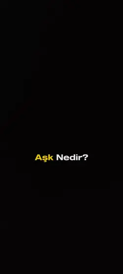 Aşk nedir?