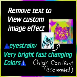 Rainbow photo effect