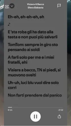 Prosa canzone?