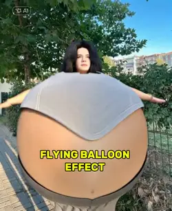 flying balloon