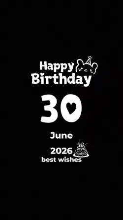 hbd 30 june 2026
