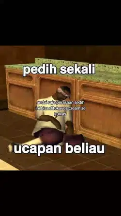 pedih sekali