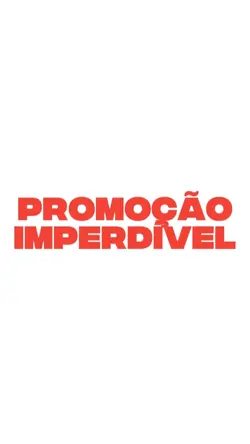 promoção imperdível