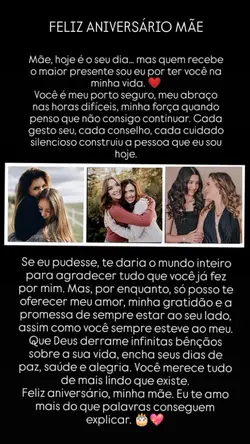 Parabéns mãe