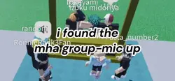 mha in roblox mic up