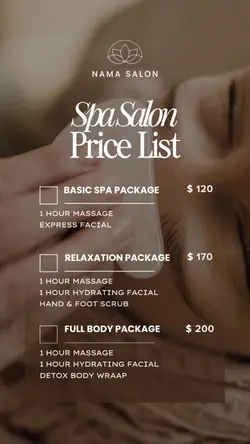 story : pricelist