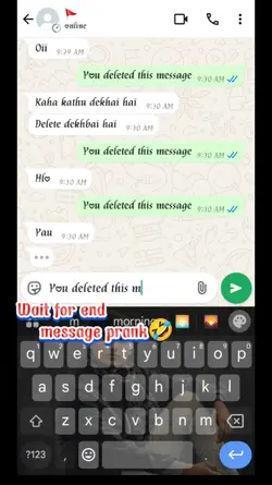 message prank 