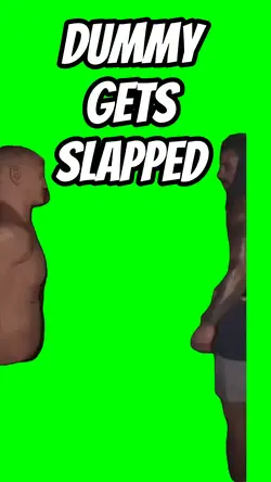 Dummy gets punched 