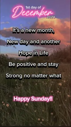 Hello december
