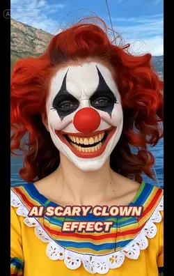 AI Scary clown 