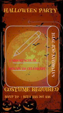 Halloween invitation