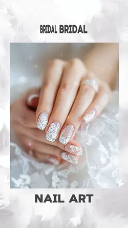 Bridal Nail art