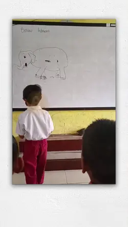 memasang ekor gajah 