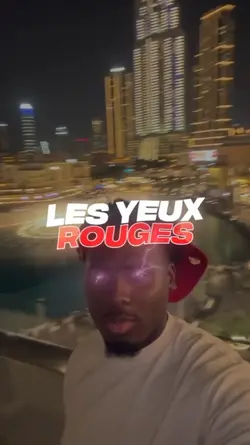 Les yeux rouge