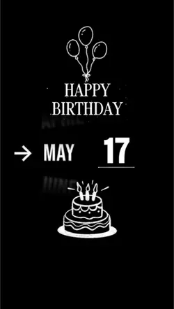 HBD 17 MAY 2026