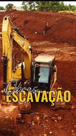 Obras de escavação 