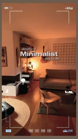 minimalist room