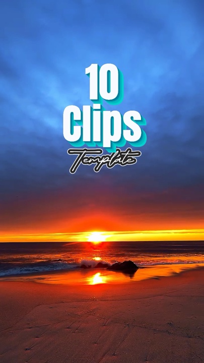 capcut template cover