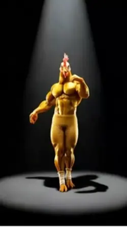 Roasted chicken danc