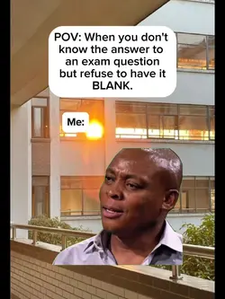 No answer &no blank.