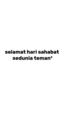 hari Sahabat sedunia
