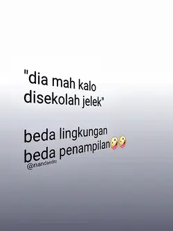 Dia mah disklh jelek